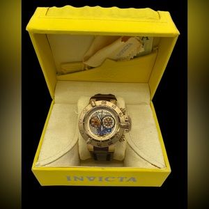 Invicta Subaqua Noma III-NEW LEATHER BAND